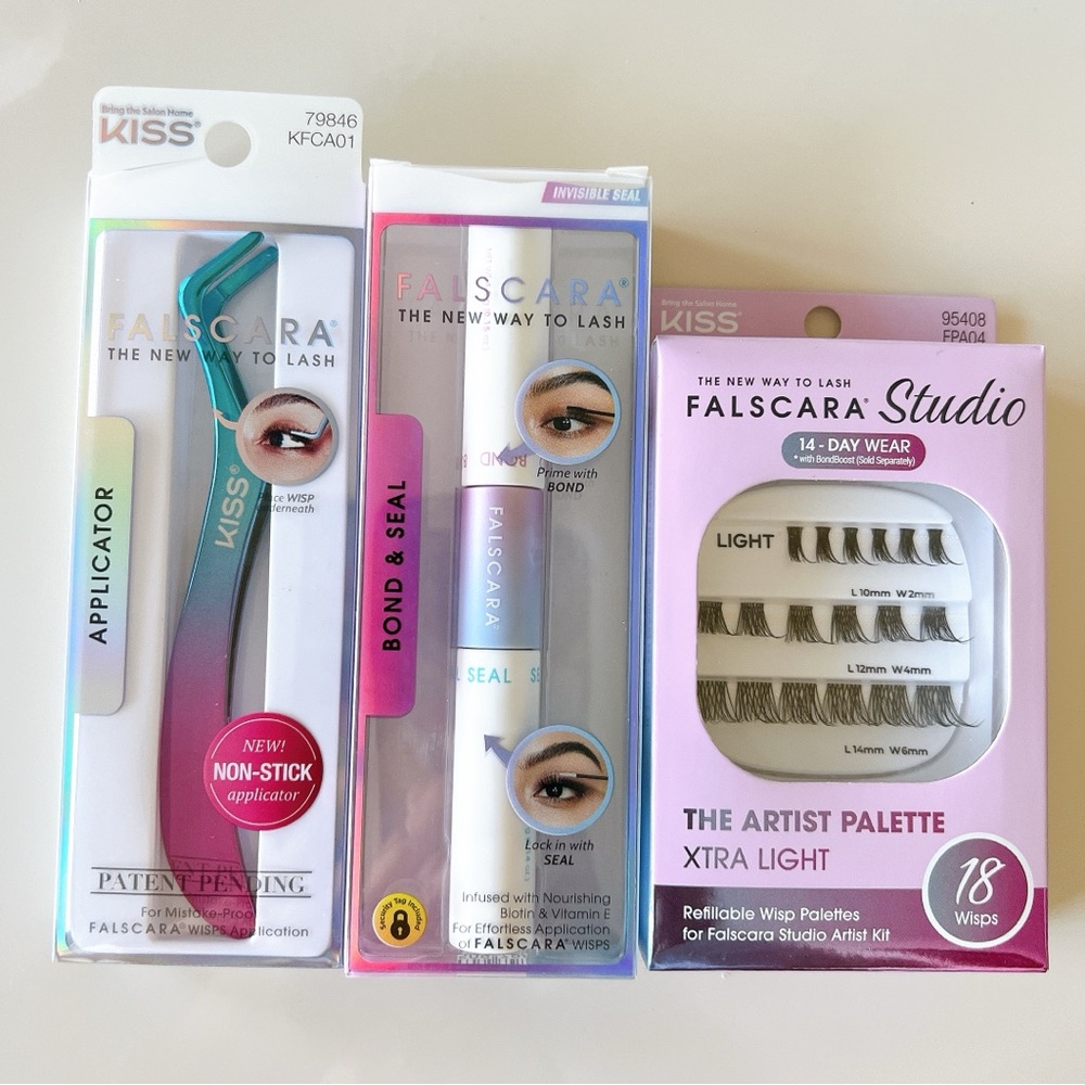 Falscara bundle - bond applicator lash refill kit